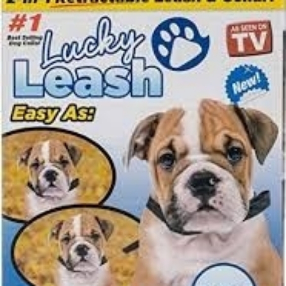 Lucky Leash Retractable Dog Leash Collar S/M - Picture 4 of 11